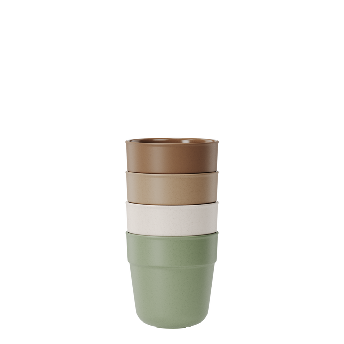 BE O Mug - set of 4