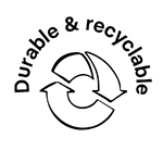 Durable & recyclable